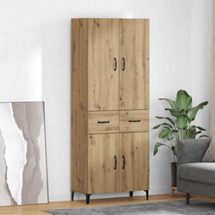 Highboard 69.5 x 34 x 180 cm Engineered Wood Artisan oak