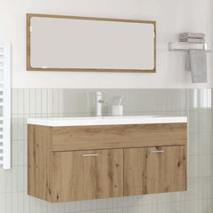 Bathroom Cabinet Artisan Oak 100 x 38.5 x 46 cm Engineered Wood 1