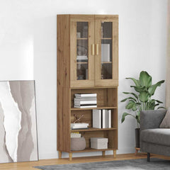 Highboard 69.5 x 34 x 180 cm Artisan oak