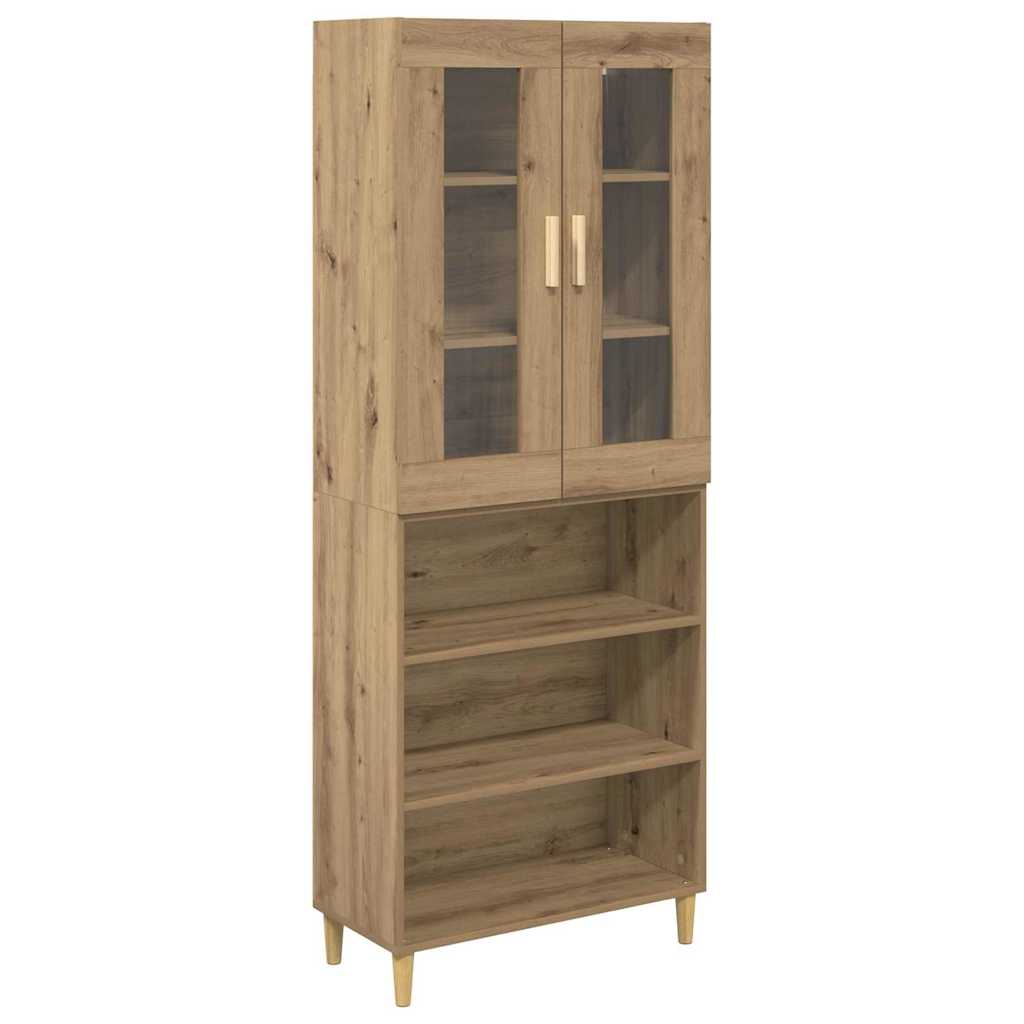 Highboard 69.5 x 34 x 180 cm Artisan oak