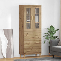 Highboard 69.5 x 34 x 180 cm Artisan oak