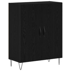 Highboard 69.5x34x180 cm Engineered Wood 2 Doors Black oak