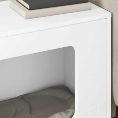 vidaXL Cat House White 51 x 30 x 42.5 cm Engineered Wood 4