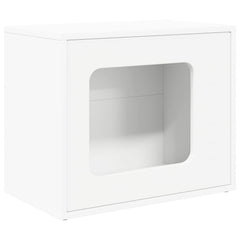 vidaXL Cat House White 51 x 30 x 42.5 cm Engineered Wood 2