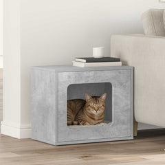 vidaXL Cat House Concerte 51 x 30 x 42.5 cm Engineered Wood 1