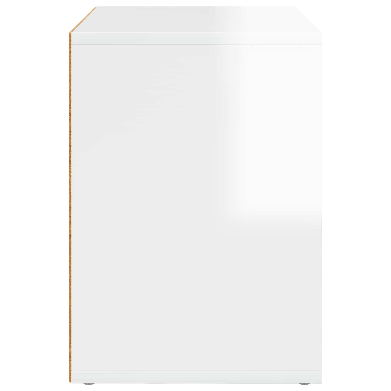 vidaXL Cat House Gloss White 51 x 30 x 42.5 cm Engineered Wood 6