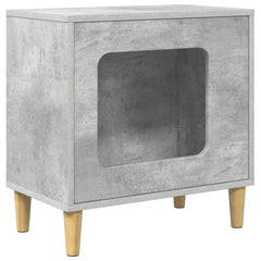 vidaXL Cat House Concerte 51 x 30 x 52 cm Engineered Wood 2