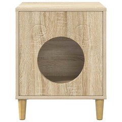 vidaXL Cat House Sonoma 42.5 x 40 x 53 cm Engineered Wood 5