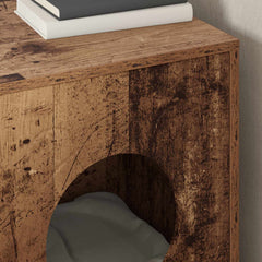 vidaXL Cat House Old Wood 42.5 x 40 x 53 cm Engineered Wood 4