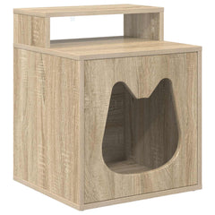 vidaXL Cat House Sonoma 42.5 x 40 x 53.5 cm Engineered Wood 2