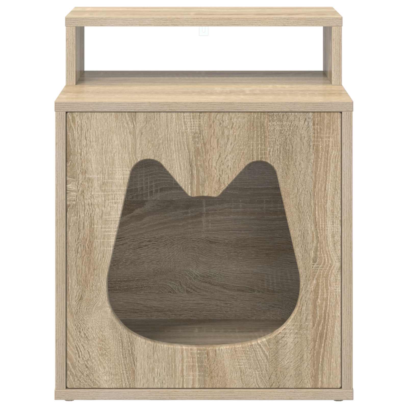 vidaXL Cat House Sonoma 42.5 x 40 x 53.5 cm Engineered Wood 5