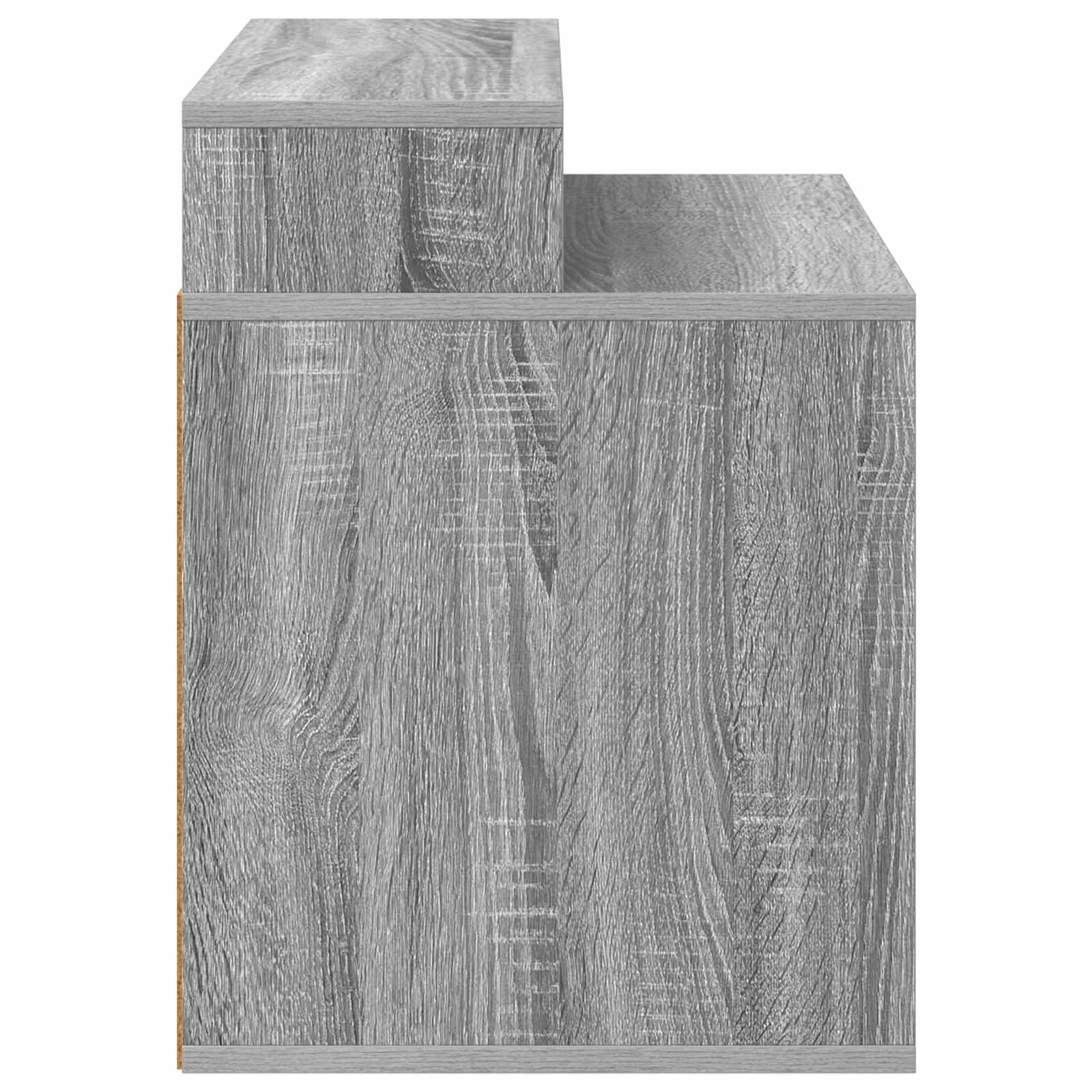 vidaXL Cat House Grey Sonoma 42.5 x 40 x 53.5 cm Engineered Wood 6