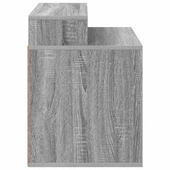 vidaXL Cat House Grey Sonoma 42.5 x 40 x 53.5 cm Engineered Wood 6