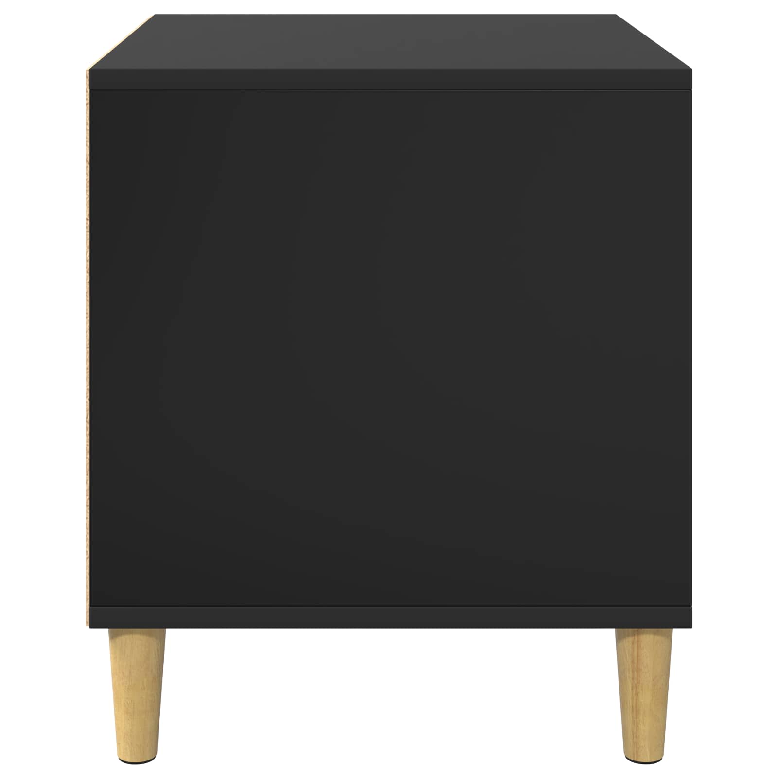 vidaXL Dog House Black 44 x 42 x 49 cm Engineered Wood 6