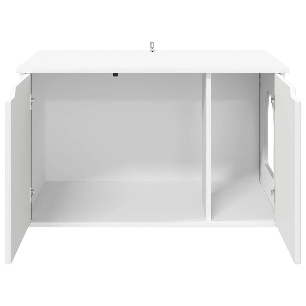 Cat House 85 x 55 x 50.5 cm Engineered Wood White