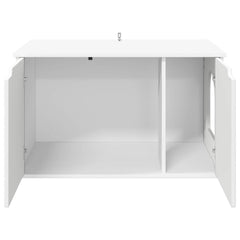 Cat House 85 x 55 x 50.5 cm Engineered Wood White