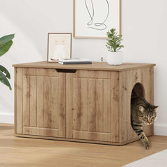Cat House 85 x 55 x 50.5 cm Engineered Wood Artisan oak