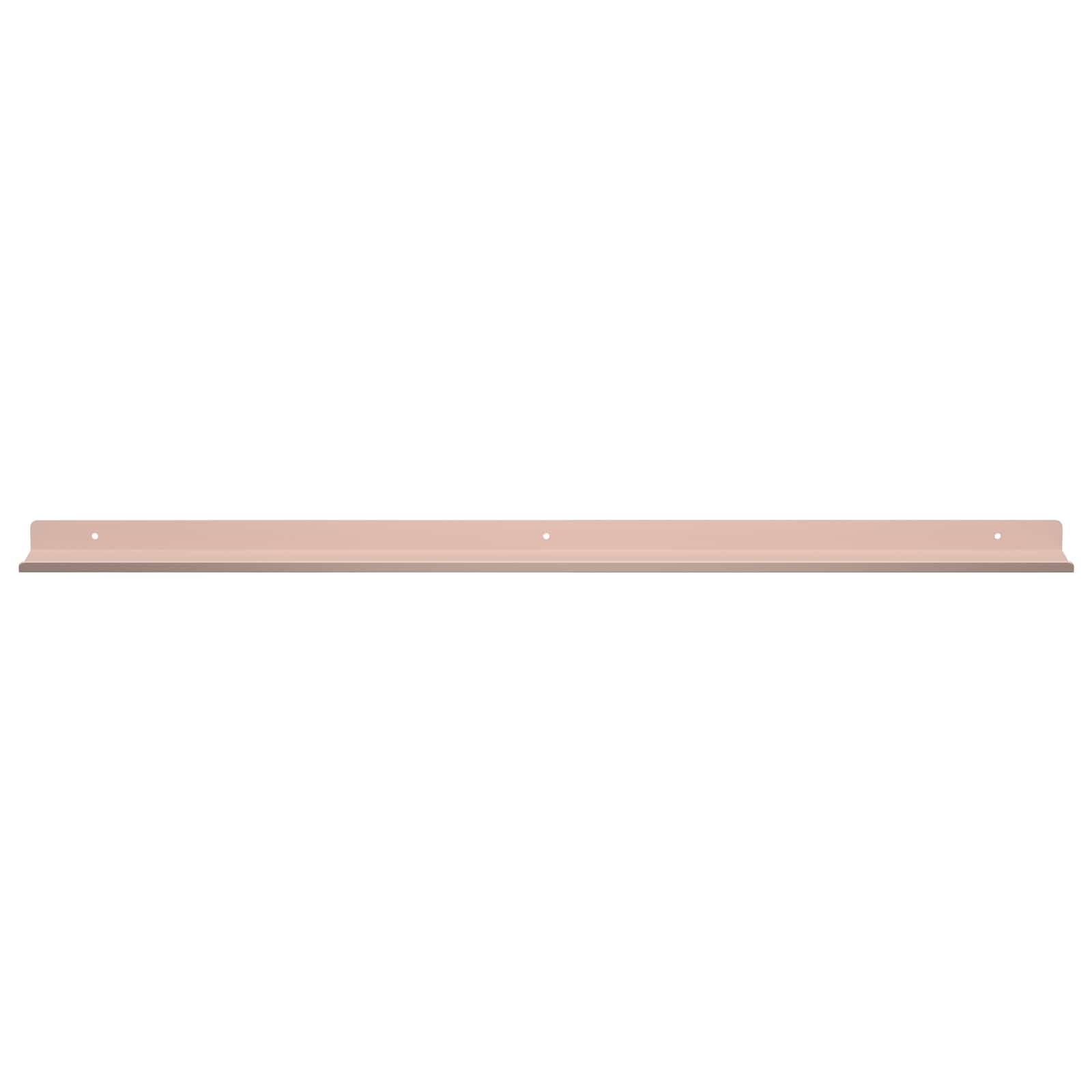 vidaXL Floating Shelf 4 pcs Pink 80 x 9 x 2.5 cm Steel 5