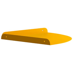 vidaXL Corner Floating Shelf 4 pcs Mustard Yellow 30 x 30 x 2 cm 6