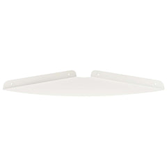 vidaXL Corner Floating Shelf 4 pcs White 30 x 30 x 2 cm 5