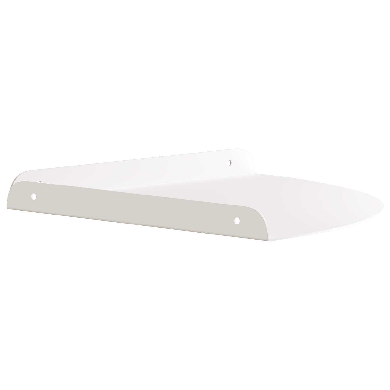vidaXL Corner Floating Shelf 4 pcs White 30 x 30 x 2 cm 6