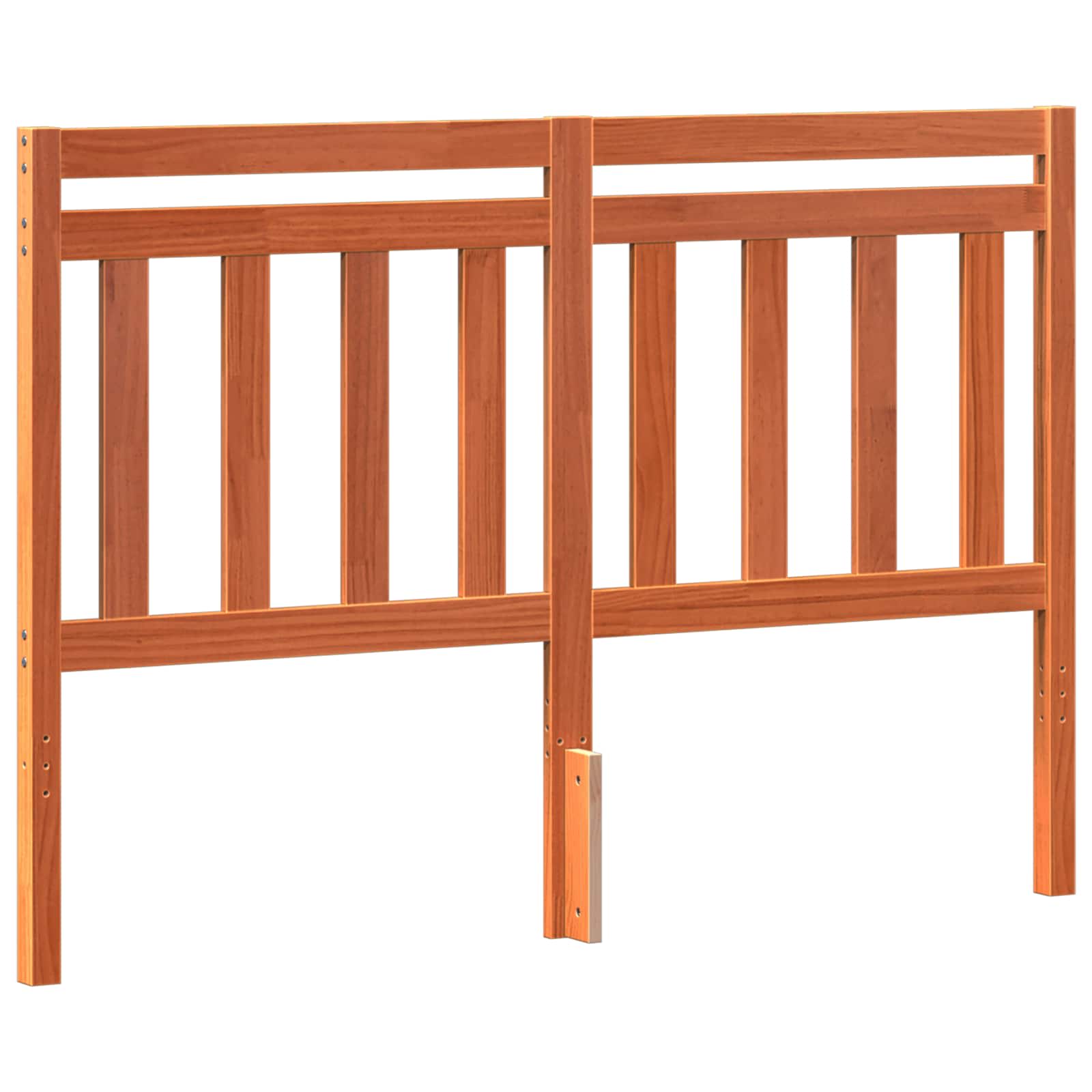 vidaXL Headboard with Headboard Wax Brown 165.5 x 100 cm 2