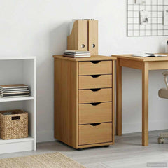 Cabinet MOSS 34 x 39 x 61.5 cm Solid Pine Wood Honey brown