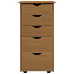 Cabinet MOSS 34 x 39 x 61.5 cm Solid Pine Wood Honey brown
