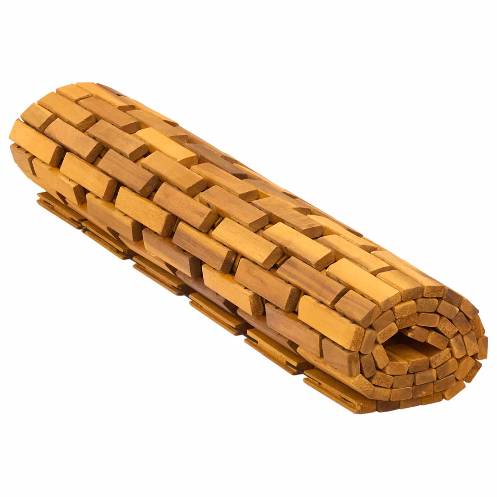 vidaXL Bath Mats Natural 65 x 100 cm Solid Acacia Wood 4