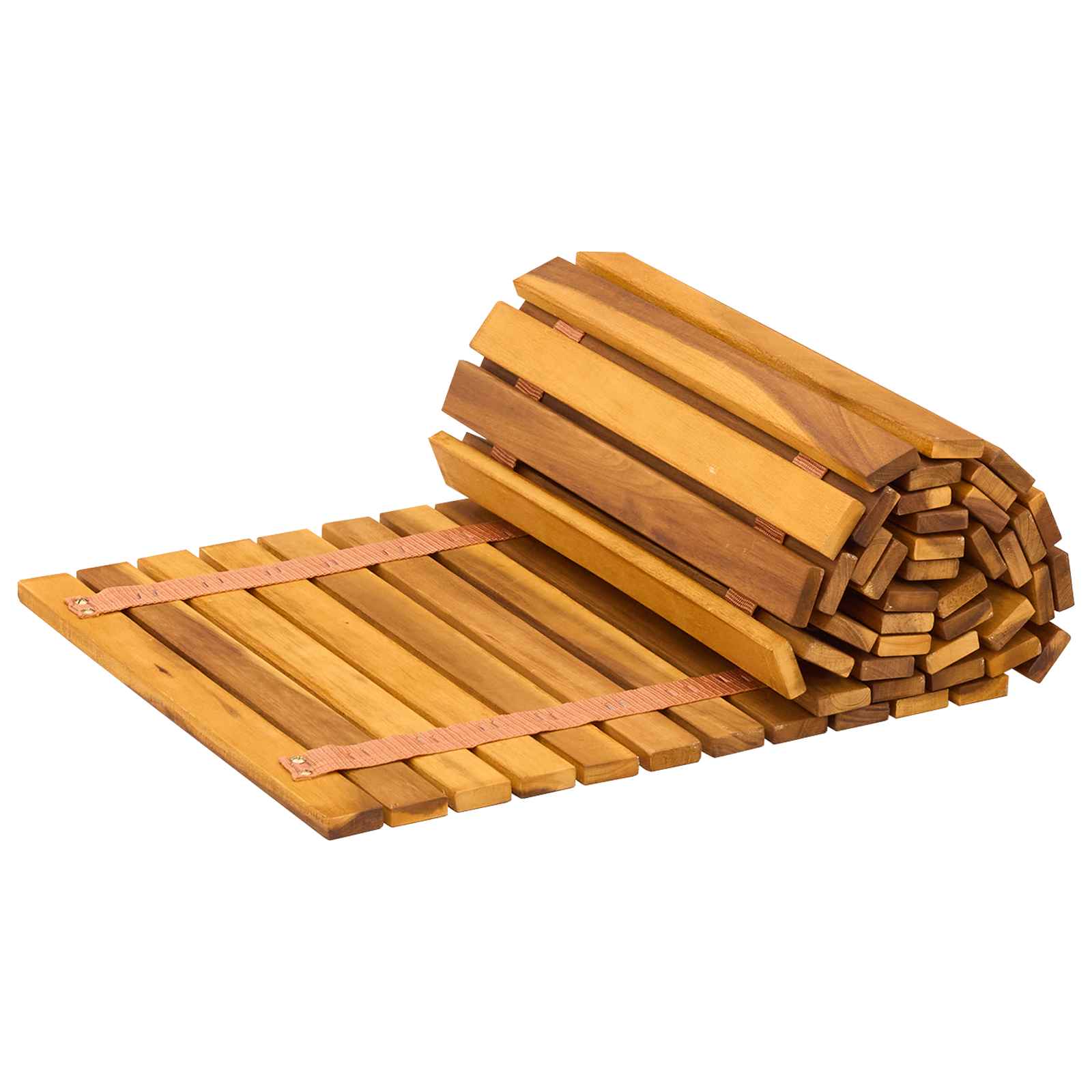 vidaXL Garden Pathway Manual Natural 200 x 40 cm Solid Acacia Wood 2