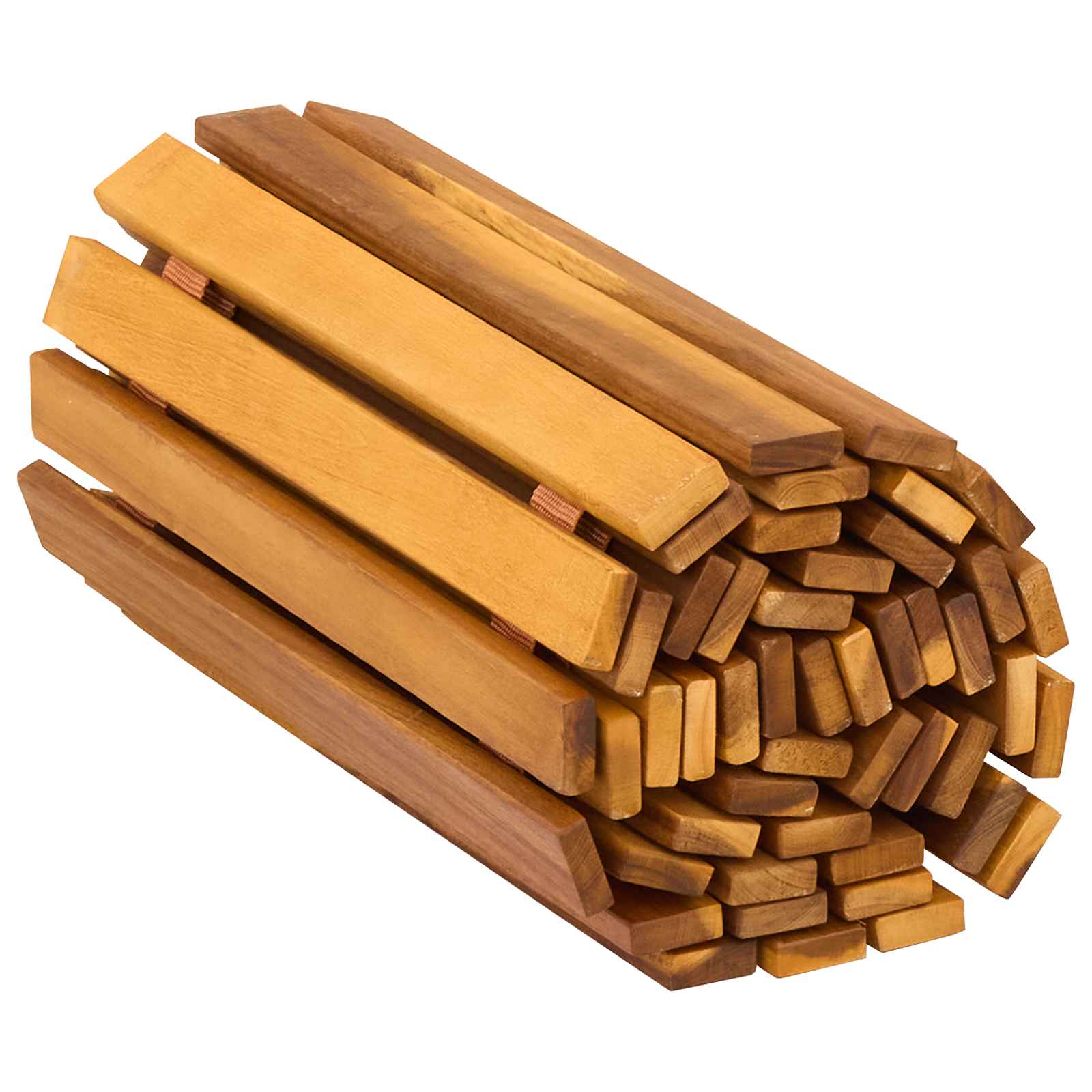 vidaXL Garden Pathway Manual Natural 200 x 40 cm Solid Acacia Wood 3