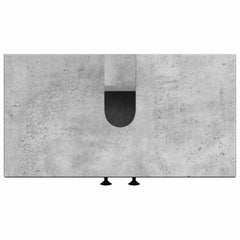 vidaXL Bathroom Sink Cabinet EDE Concrete Grey 59.5 x 31.5x 59 cm 6