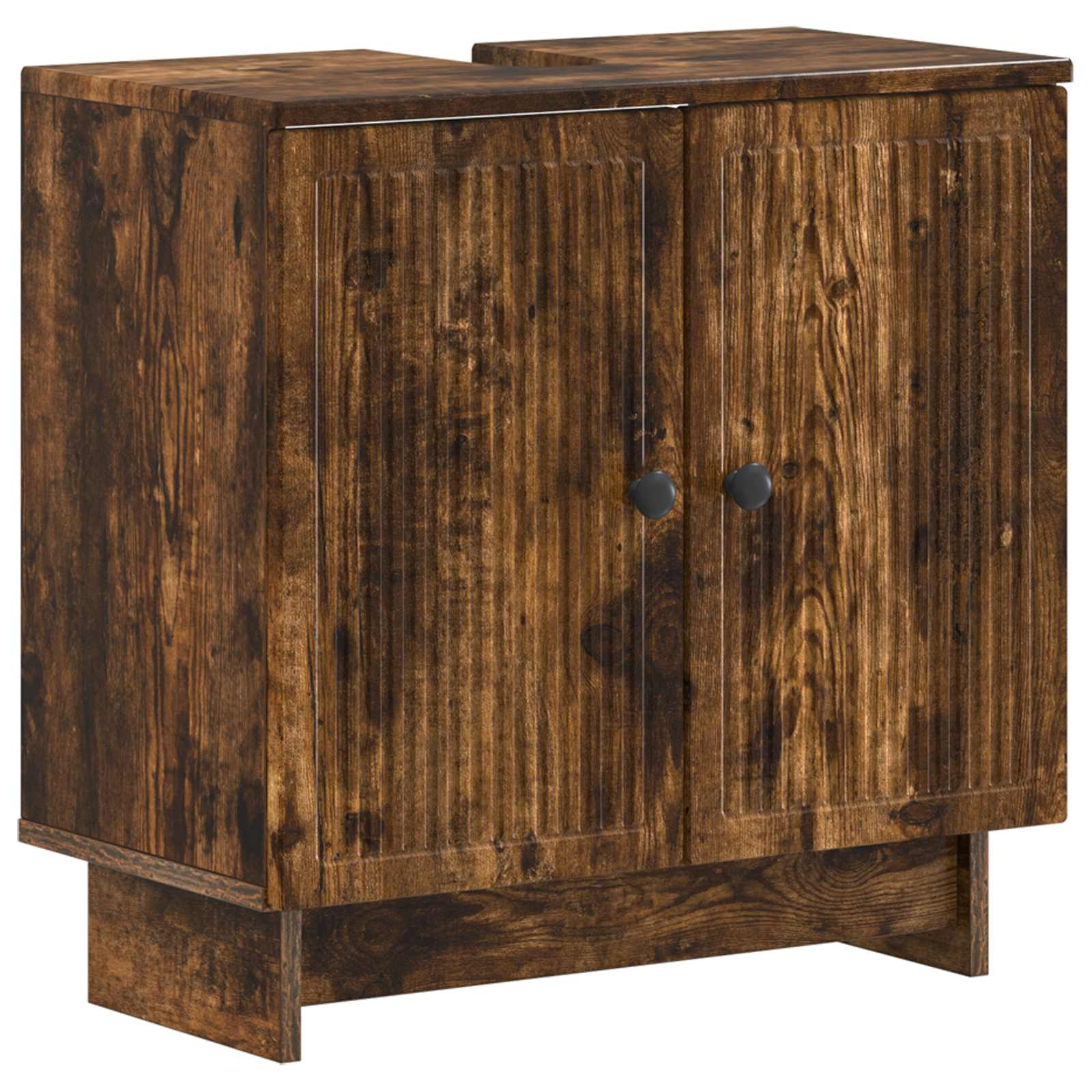 vidaXL Bathroom Sink Cabinet EDE Smoked Oak 59.5 x 31.5x 59 cm 1