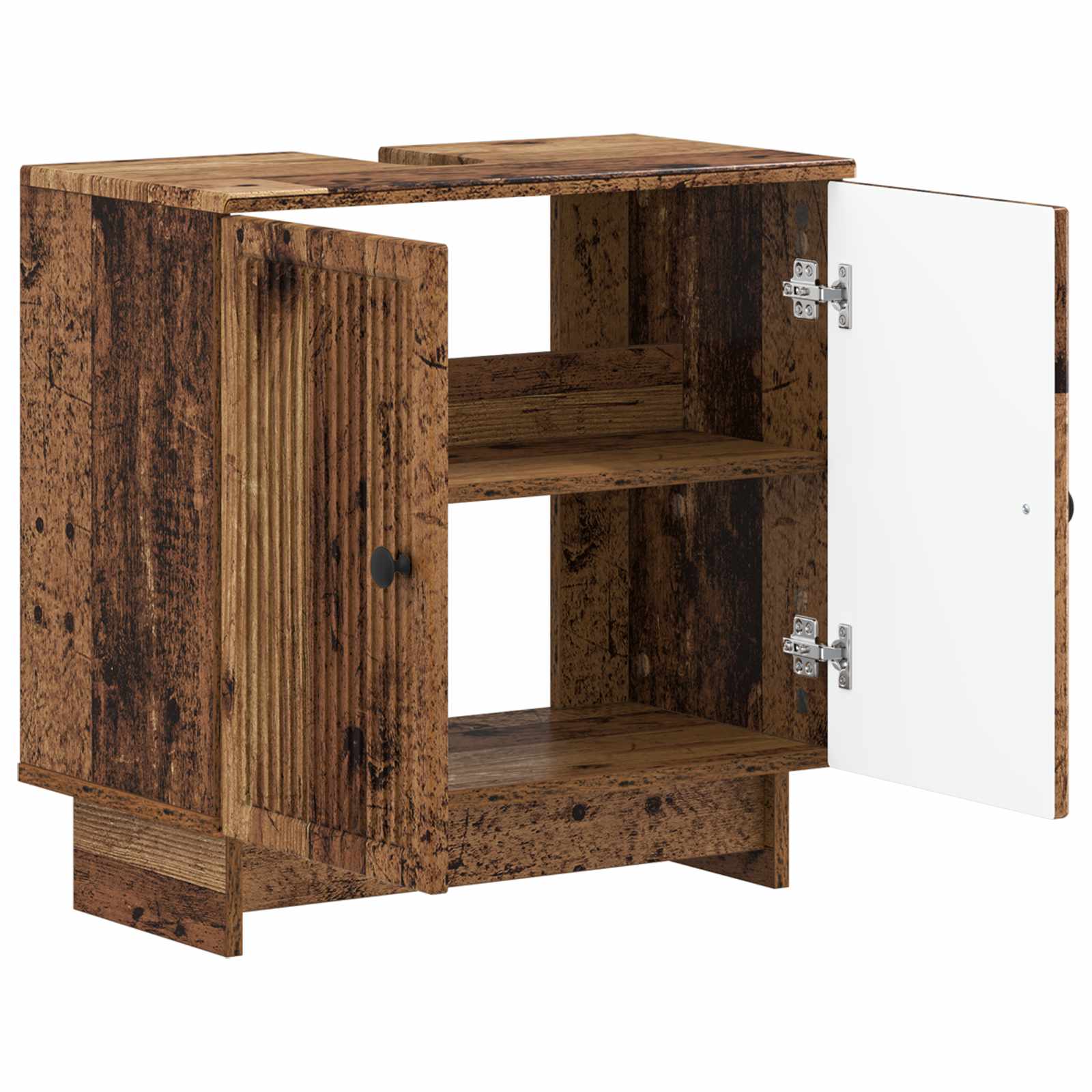 vidaXL Bathroom Sink Cabinet EDE Old Wood 59.5 x 31.5x 59 cm 2