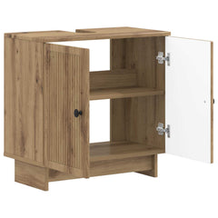 vidaXL Bathroom Sink Cabinet EDE Artisan Oak 59.5 x 31.5x 59 cm 2