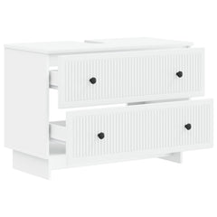 Bathroom Sink Cabinet EDE 82 x 41x 59 cm White