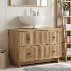 Bathroom Sink Cabinet EDE 82 x 41x 59 cm Artisan oak