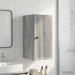 vidaXL Bathroom Wall Cabinet EDE Grey Sonoma 30 x 31 x 59 cm 1