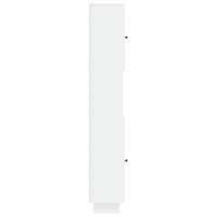 Bathroom Cabinet with Open Shelf EDE White
