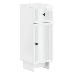 vidaXL Bathroom Storage Cainet EDE High Gloss White 30 x 31 x 80 cm 2