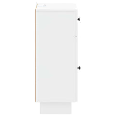 vidaXL Bathroom Storage Cainet EDE High Gloss White 30 x 31 x 80 cm 5