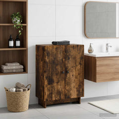 vidaXL Bathroom Storage Cainet EDE Smoked Oak 59.5 x 31 x 80 cm 1