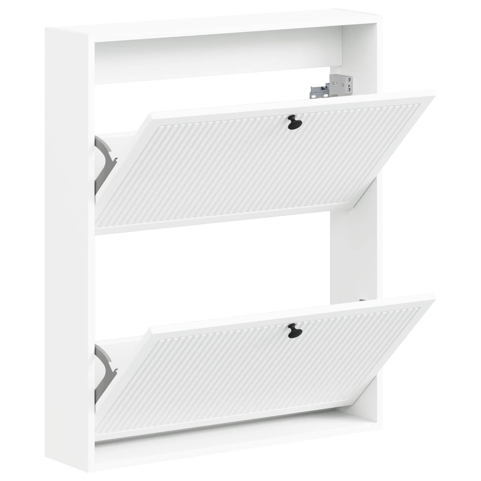 vidaXL Wall-Mounted Shoe Cabinet EDE 71 x 17 x 86 cm Engineered Wood 3