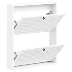 vidaXL Wall-Mounted Shoe Cabinet EDE 71 x 17 x 86 cm Engineered Wood 3