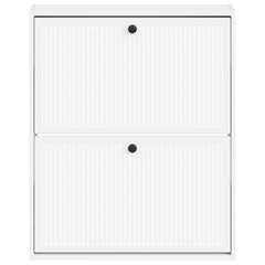 vidaXL Wall-Mounted Shoe Cabinet EDE 71 x 17 x 86 cm Engineered Wood 4