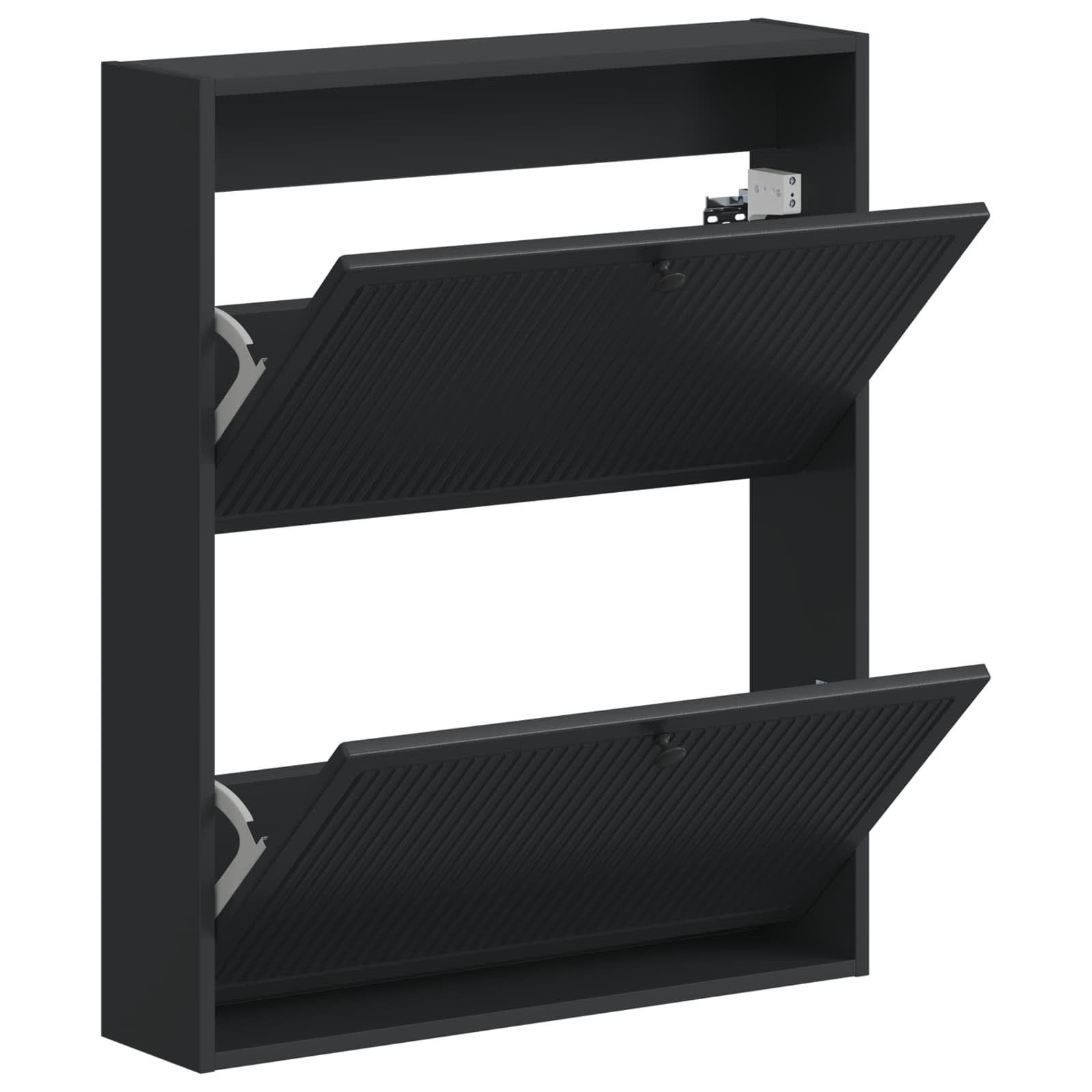 vidaXL Wall-Mounted Shoe Cabinet EDE 71 x 17 x 86 cm Engineered Wood 3