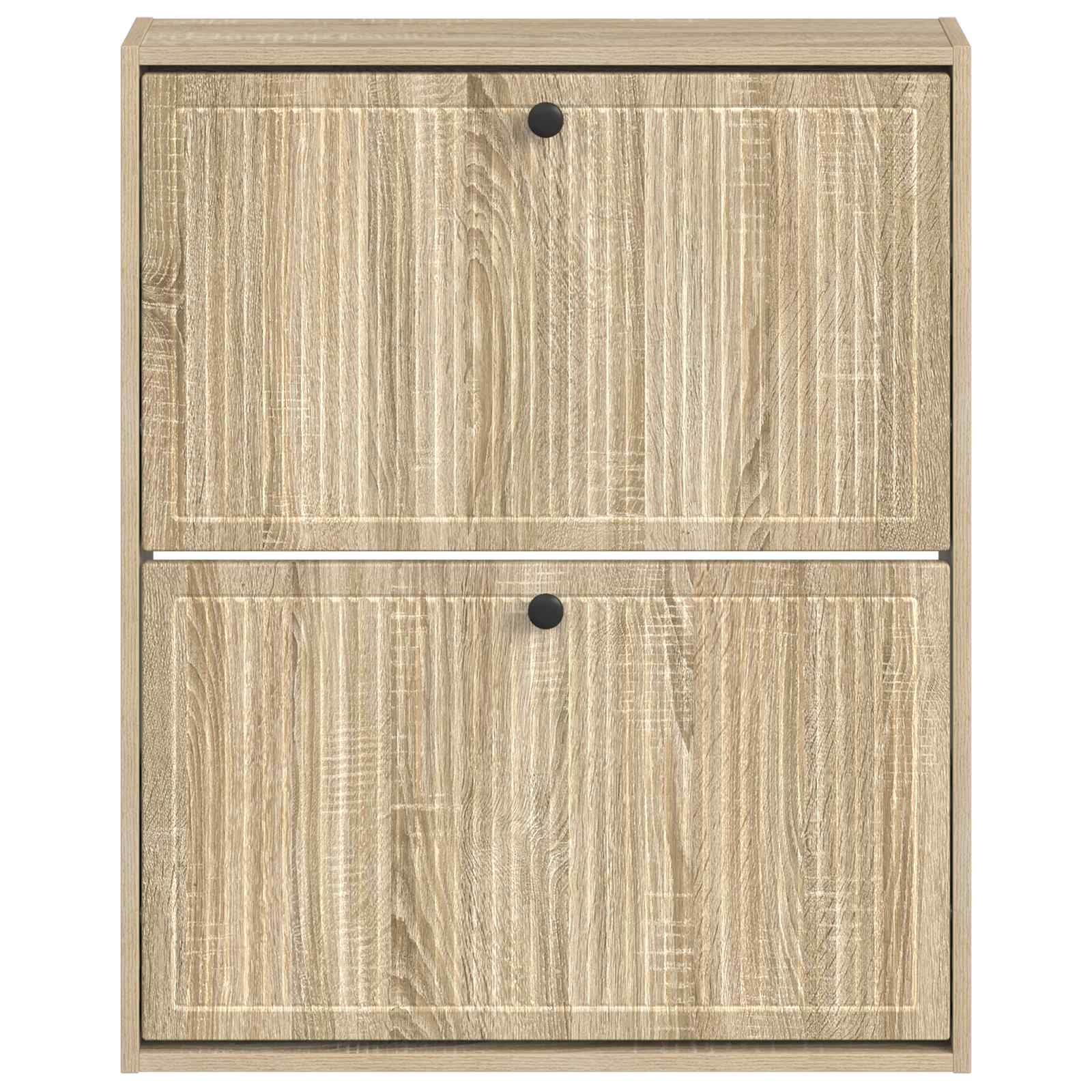 vidaXL Wall-Mounted Shoe Cabinet EDE 71 x 17 x 86 cm Engineered Wood 4