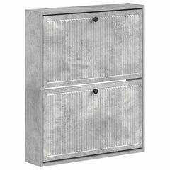 vidaXL Wall-Mounted Shoe Cabinet EDE 71 x 17 x 86 cm Engineered Wood 2