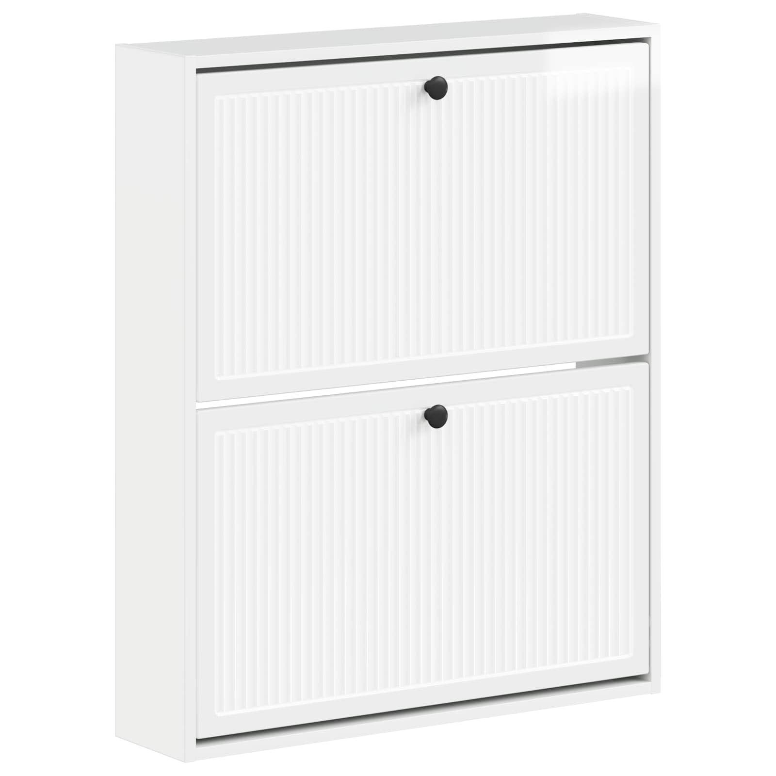 vidaXL Wall-Mounted Shoe Cabinet EDE 71 x 17 x 86 cm Engineered Wood 2