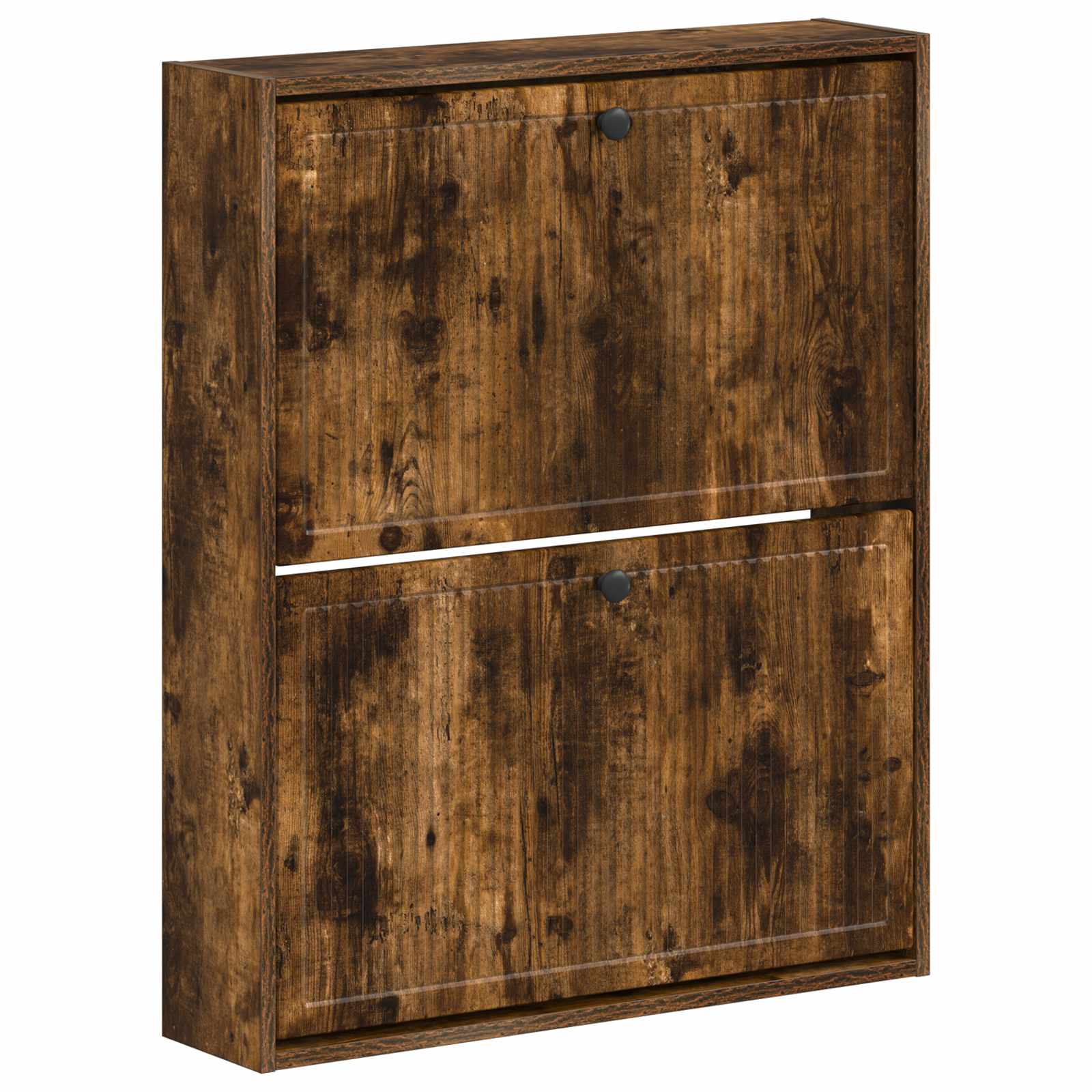 vidaXL Wall-Mounted Shoe Cabinet EDE 71 x 17 x 86 cm Engineered Wood 2